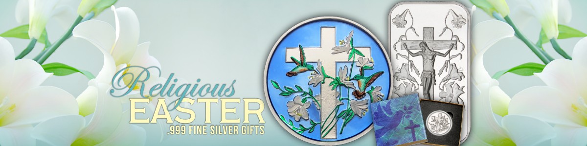 Easter Themed Pure Silver Bullion Easter Themed Pure Silver Bullion