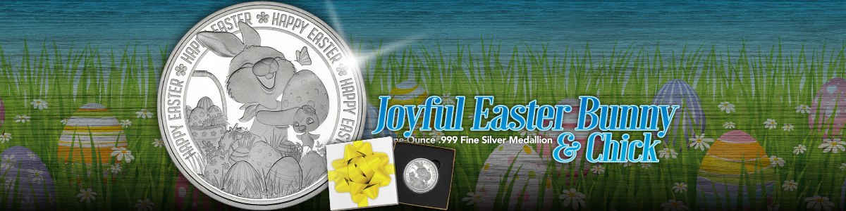 Easter Themed Pure Silver Bullion Easter Themed Pure Silver Bullion