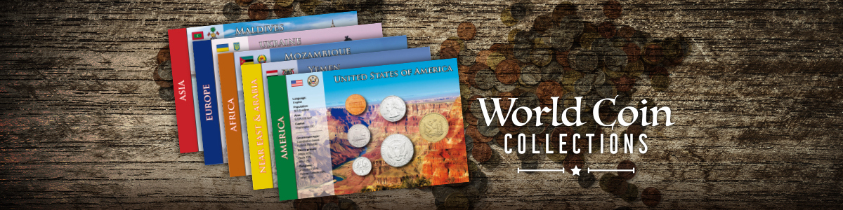 Coin Collection Packs from Countries Around the World