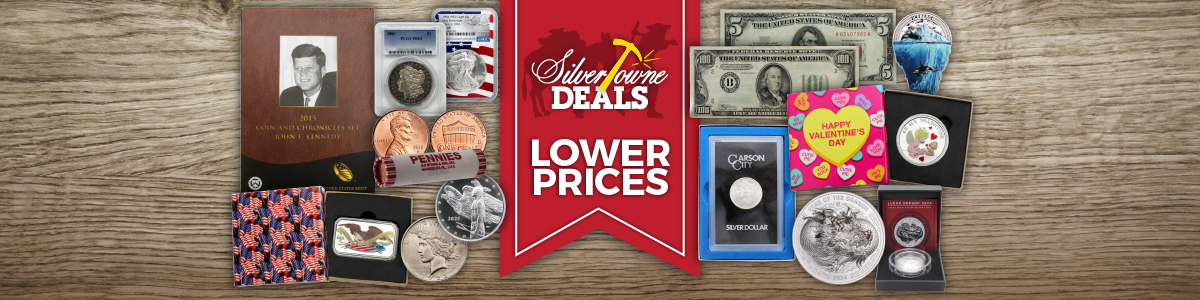 SilverTowne Deals on Coins, Bullion and Limited Items; Changes Daily