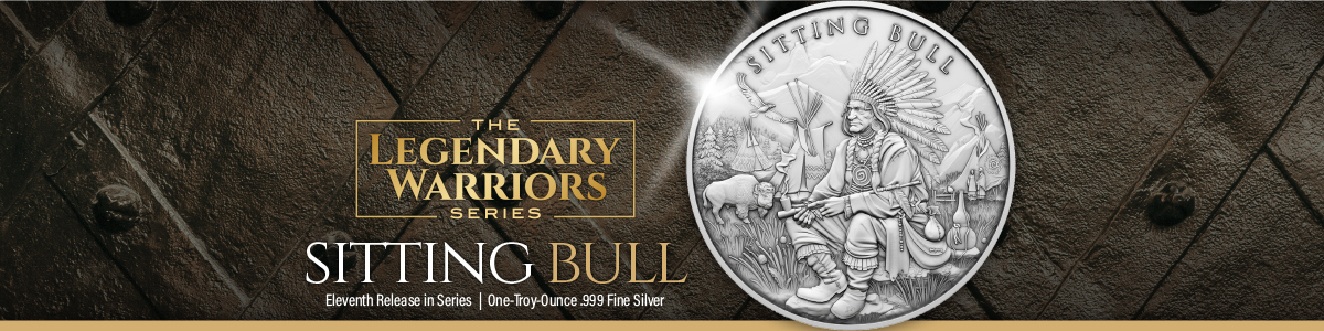 Sitting Bull Sitting Bull: Legendary Warriors Series Silver Rounds