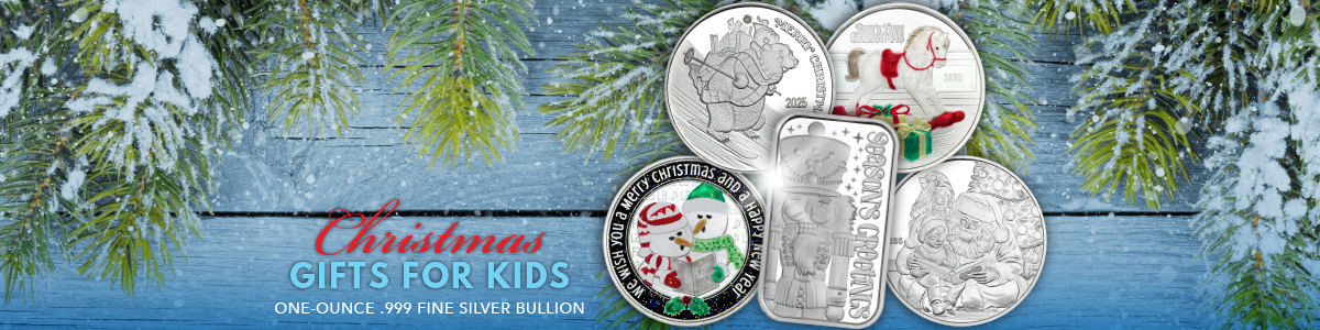 Exclusive 2025 SilverTowne Christmas Keepsakes Silver Bullion Collection