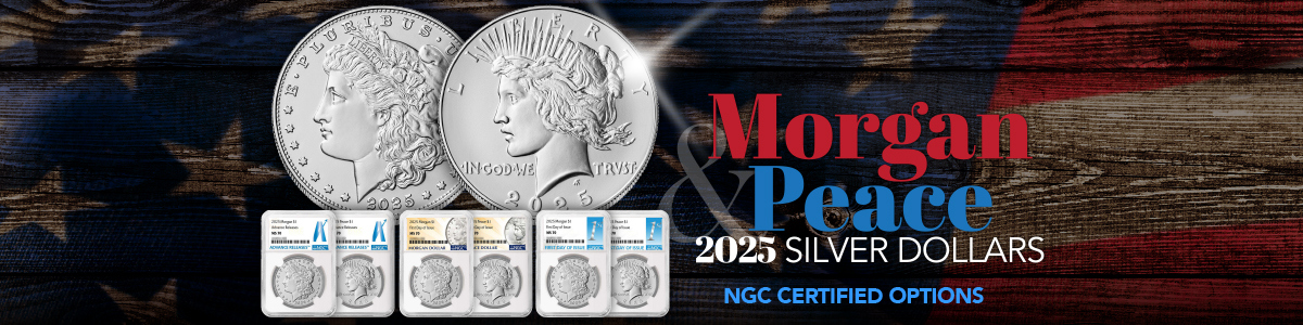 2025 Morgan and Peace Silver Dollar NGC Certified Collection