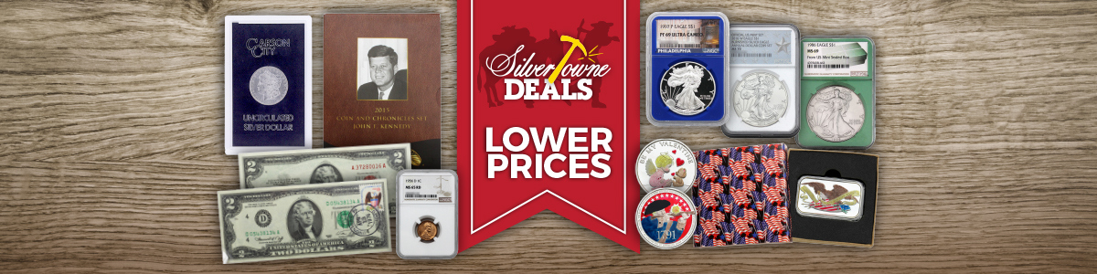 SilverTowne Deals on Coins, Bullion and Limited Items; Changes Daily