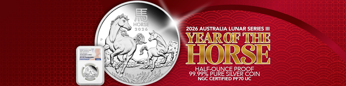 2026 Silver Year of the Horse Lunar Series III Australian Coins