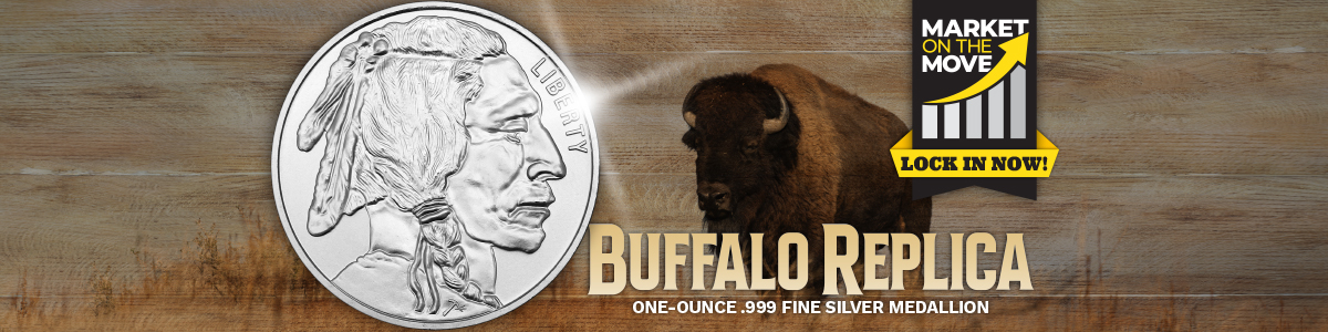 Ready to Ship! 1oz Silver Buffalo Rounds Minted by SilverTowne