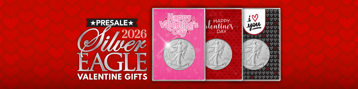 Pre-Sale 2026 Silver Eagle Coins in Gift Holders: Estimated to Ship Week of January 12th!