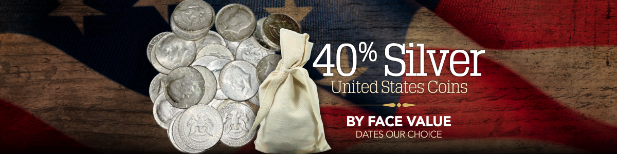 Kennedy Half Dollar 40% Silver Coins
