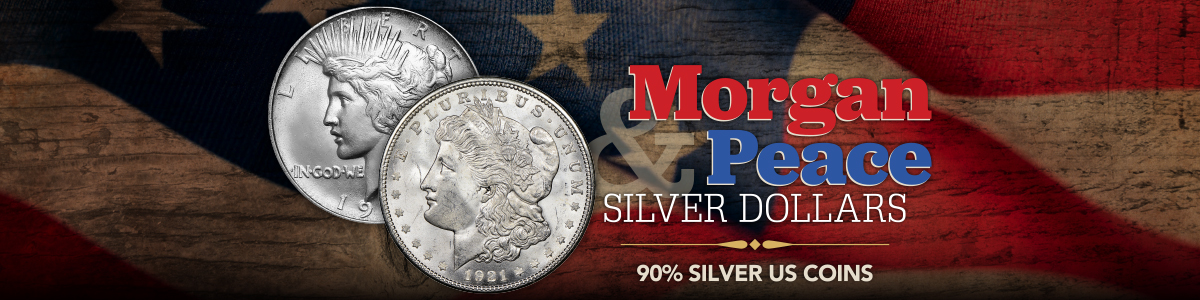90% Silver Dollars Morgan and Peace United States Coins