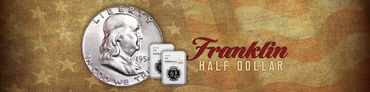 United States Coinage Franklin Half Dollars