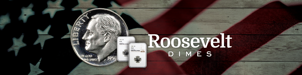 US Minted Roosevelt Dime Coins Minted 1946 to Date