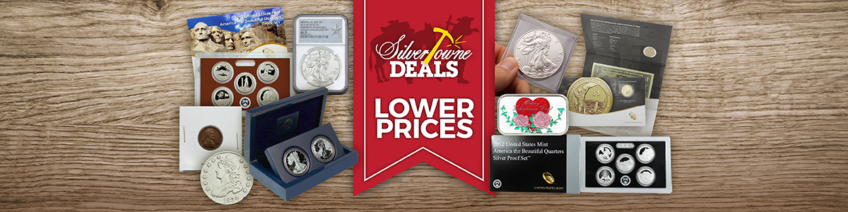 SilverTowne Deals on Coins, Bullion and Limited Items; Changes Daily