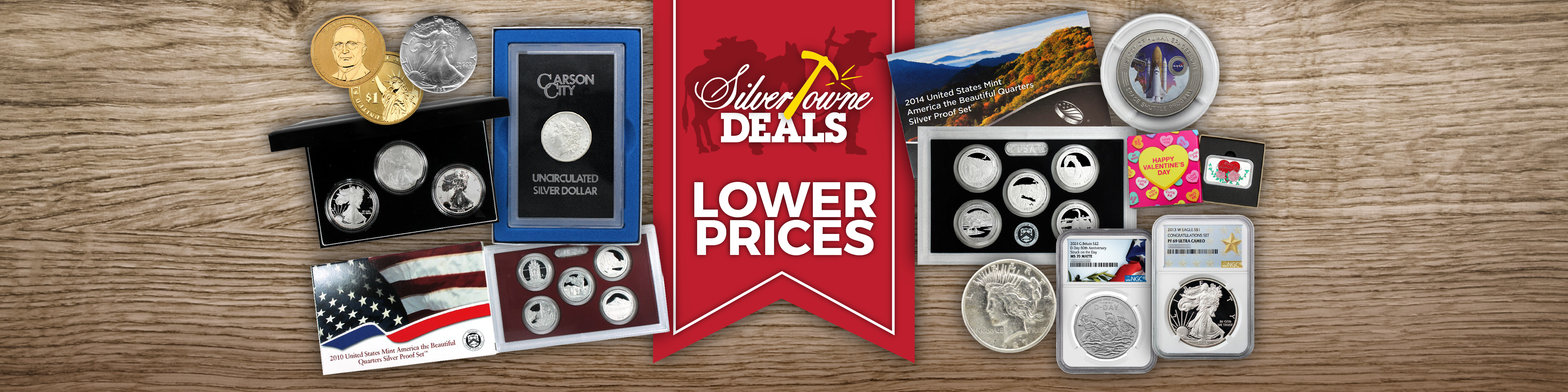 SilverTowne Deals on Coins, Bullion and Limited Items; Changes Daily