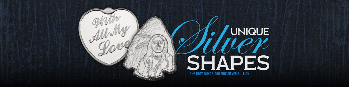 Unique Shape Silver Bullion Items Unique Shape Silver Bullion Items