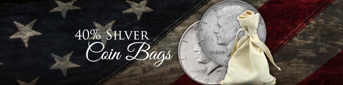 Bags of 40% Silver Coins Bags of 40% Silver Coins