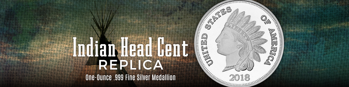 Indian Head Cent Replica Silver Rounds Indian Head Cent Replica Silver Rounds