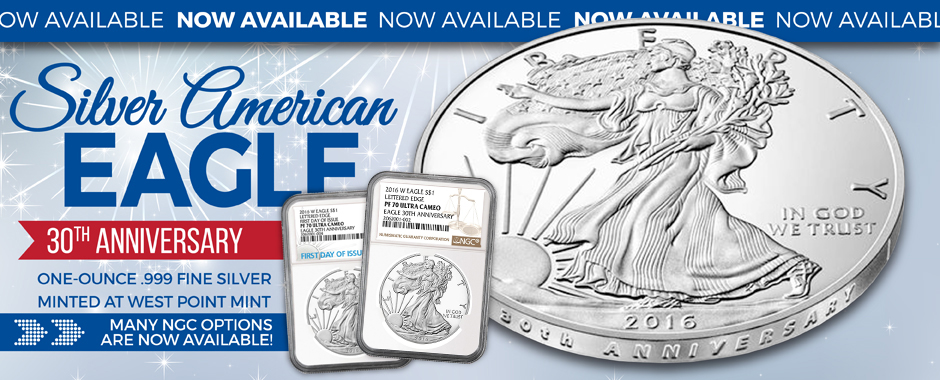 2016 W Proof Silver American Eagles
