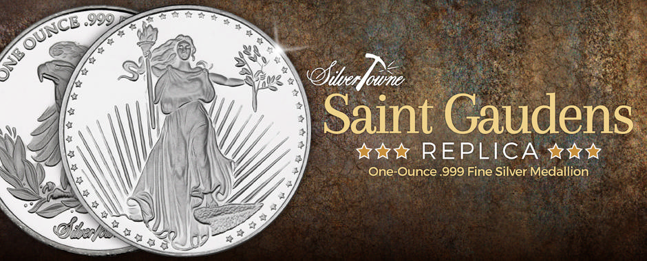 Saint-Gaudens Replica 1 Troy Ounce .999 Fine Silver Saint-Gaudens Replica 1 Troy Ounce .999 Fine Silver