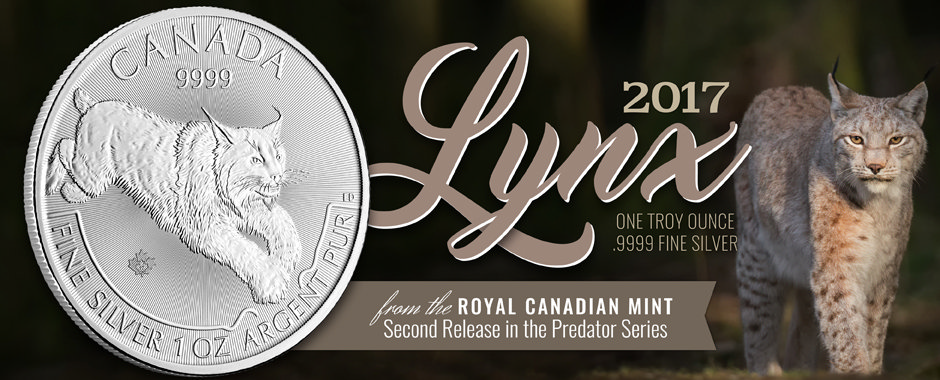 2017 Canada Lynx Silver Coin of the Predator Series 2017 Canada Lynx Silver Coin of the Predator Series