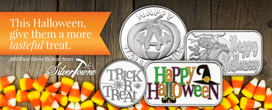 Halloween Silver Rounds and Bars Halloween Silver Rounds and Bars