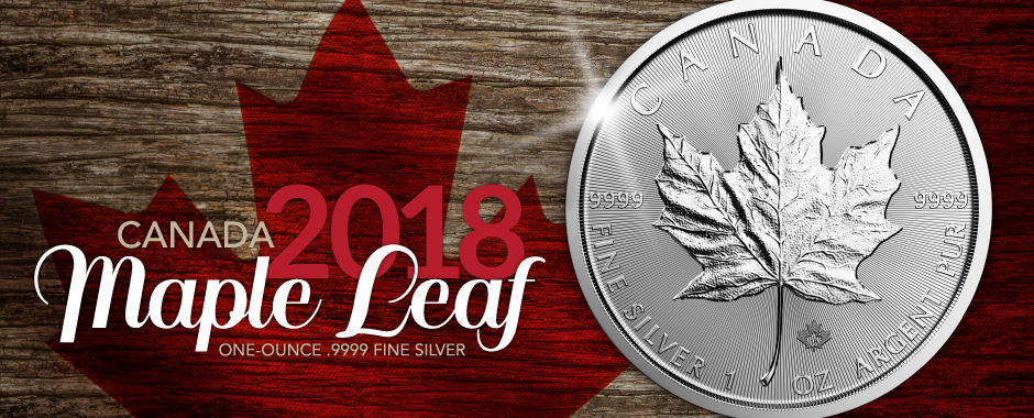 Canadian Silver Maple Leafs Bullion Coins Canadian Silver Maple Leafs Bullion Coins