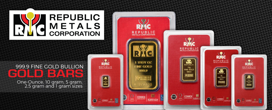 Republic Metals Corporation Gold Bars Republic Metals Corporation Gold Bars