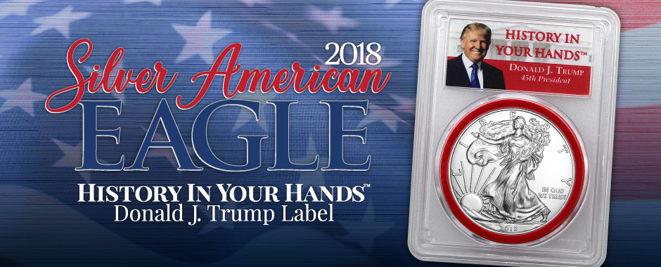 2018 SAEs in PCGS Trump Label 2018 SAEs in PCGS Trump Label