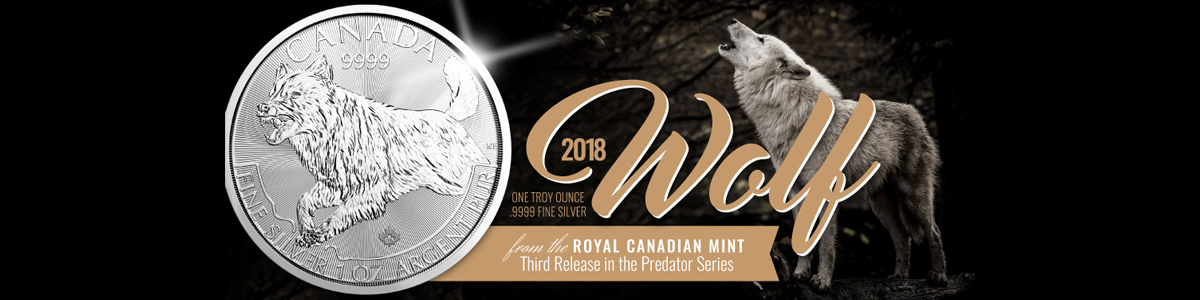 2018 Canada Wolf Silver Coin of the Predator Series 2018 Canada Wolf Silver Coin of the Predator Series