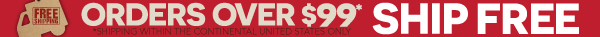 Free Shipping on Orders Over $99 When Shipped to Continental United States
