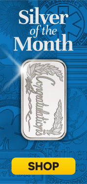 April Silver Of the Month: Congratulations 1oz .999 Silver Bar in Gift Box