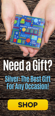 Birthday Themed Silver Gift Ideas