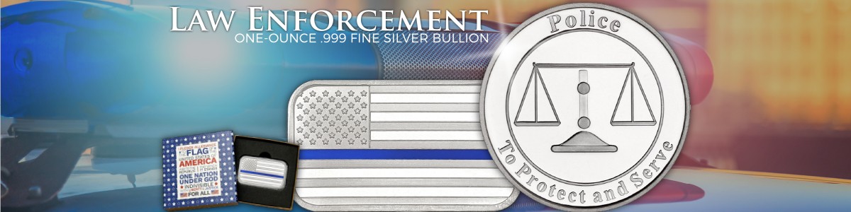 Police/Law Enforcement Silver Bullion Police/Law Enforcement Silver Bullion