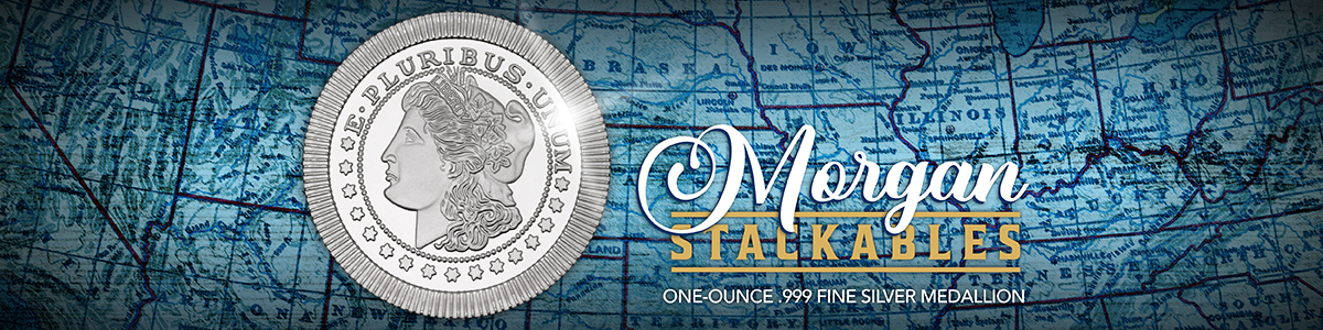 Morgan Dollar Replica 1 Ounce Silver Stackables