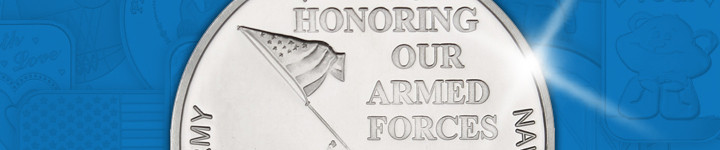 Honoring Our Armed Forces 1oz .999 Silver Medallion in Gift Box Honoring Our Armed Forces 1oz .999 Silver Medallion in Gift Box