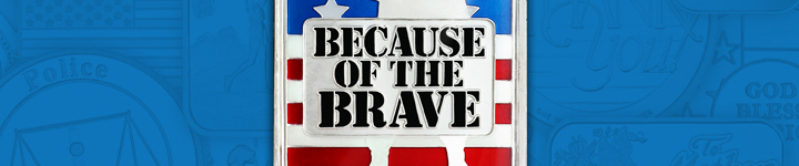 Because of the Brave - American Soldier 1oz .999 Silver Bar Enameled in Gift Box Because of the Brave - American Soldier 1oz .999 Silver Bar Enameled in Gift Box