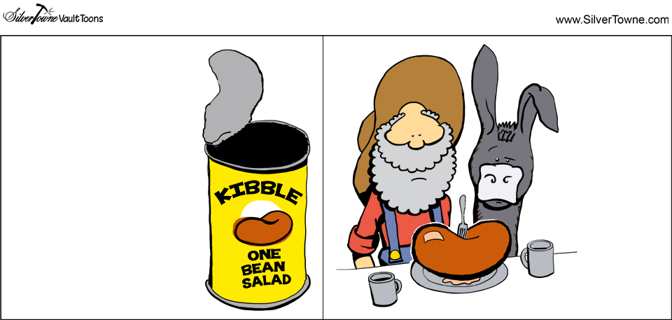 SilverTowne Vault Toons: Bean Salad Comic Strip Image