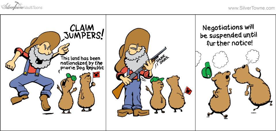 SilverTowne Vault Toons: Prairie Dog Claim Comic Strip Image