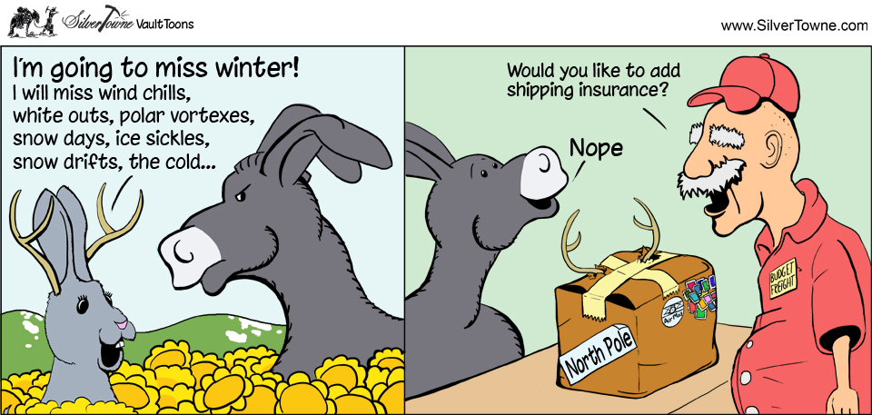 SilverTowne Vault Toons: Not Missing Winter Comic Strip Image