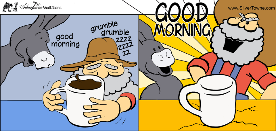 SilverTowne Vault Toons: Coffee Strength Comic Strip Image