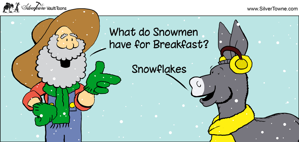 SilverTowne Vault Toons: Snowflakes Comic Strip Image