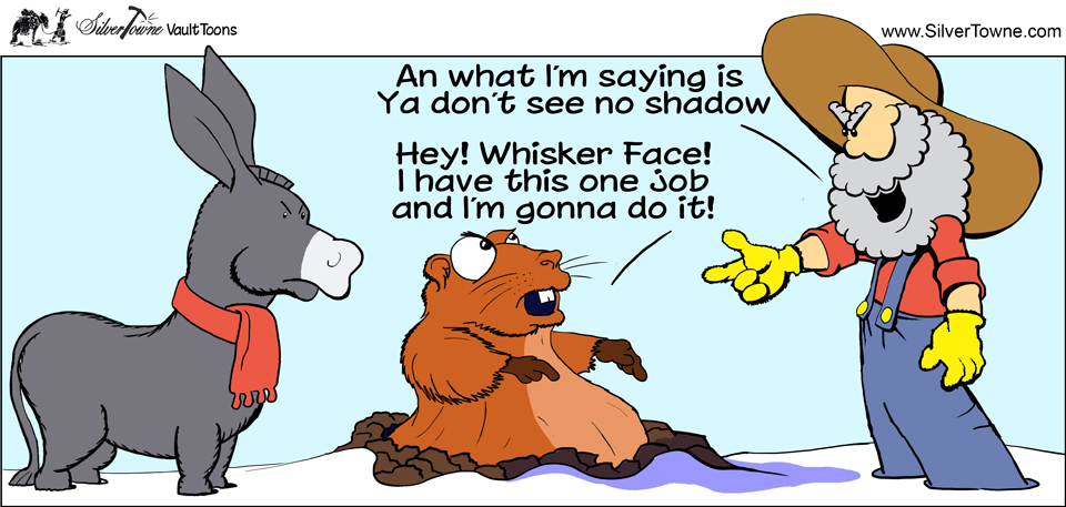 SilverTowne Vault Toons: Groundhog Day Comic Strip Image