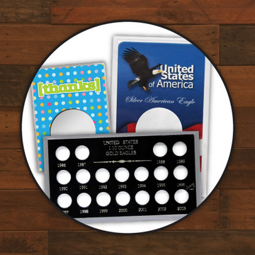 Staple-Ups Coin Supplies & Plastic Holders