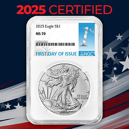 Current Year-Date Certified American Silver Eagles