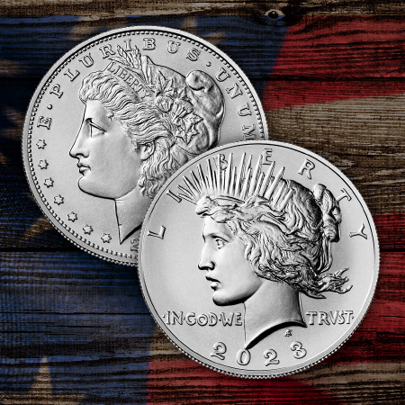 2023 Morgan Peace .999 Silver Dollars