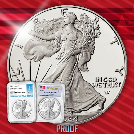 2024 S Proof Silver American Eagle Coins