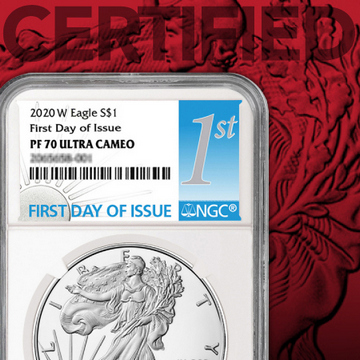 Certified Silver American Eagles