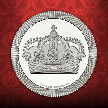 1 oz .999 Fine Silver Crown Stackable Medallions | SilverTowne