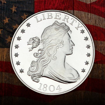 1804 Dexter Dollar .999 Silver Bullion Replica 1804 Dexter Dollar .999 Silver Bullion Replica