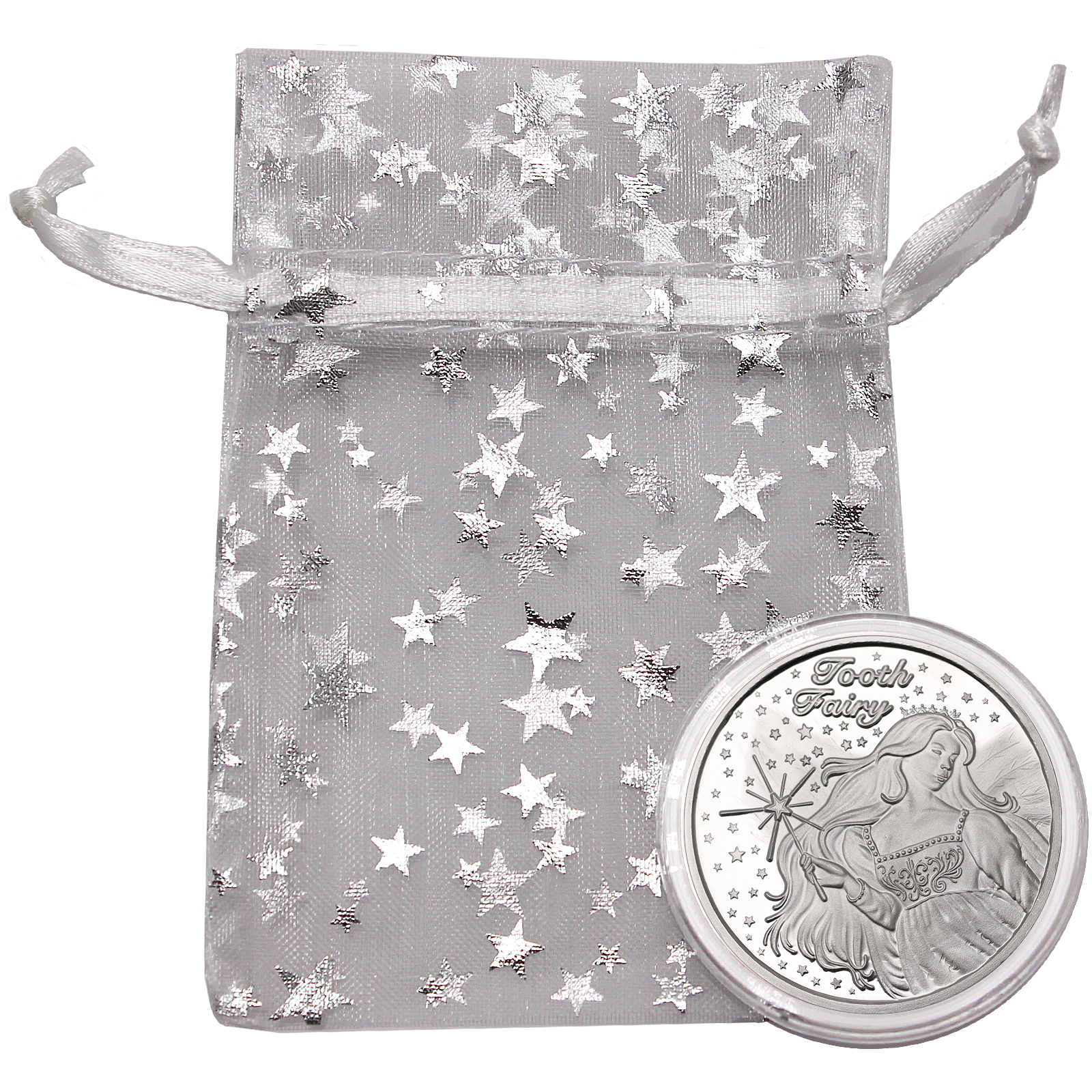 Tooth Fairy 1oz .999 Fine Silver Round by SilverTowne in Gift