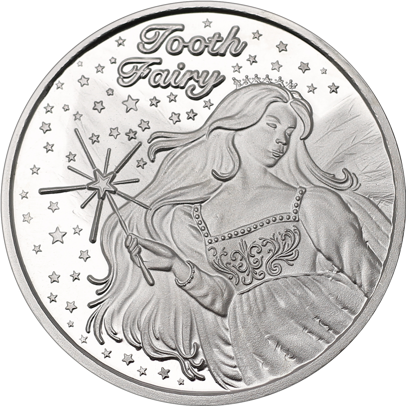 Tooth Fairy 1oz .999 Fine Silver Round by SilverTowne in Gift